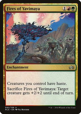 Fires of Yavimaya 092/156 - Planechase Anthology (PCA)