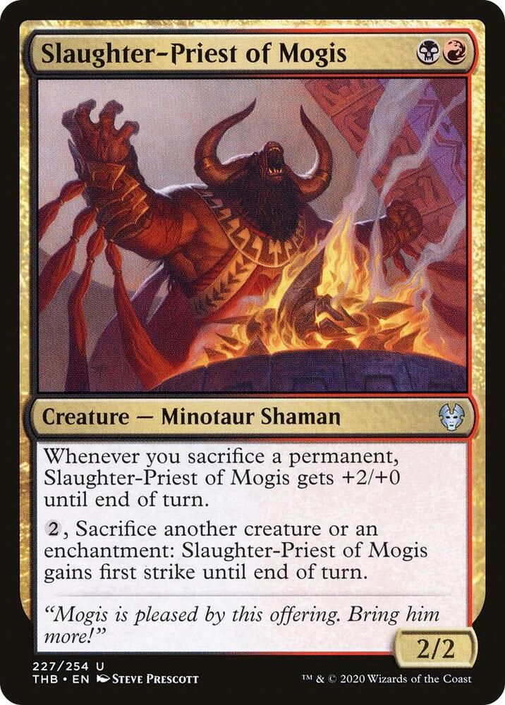 Slaughter-Priest of Mogis 227/254 - Theros Beyond Death (THB)