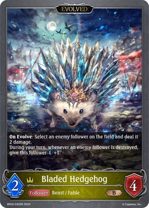 Bladed Hedgehog (Evolved) - BP03: Flame of Laevateinn (BP03) BP03: Flame of Laevateinn