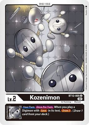 Kozenimon - Across Time (BT12) Across Time
