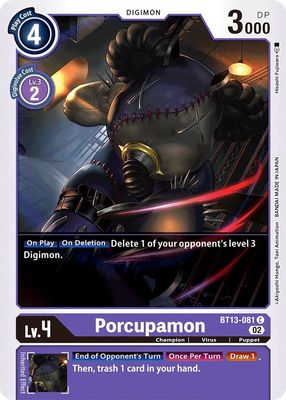 Porcupamon - Versus Royal Knights (BT13) Versus Royal Knights