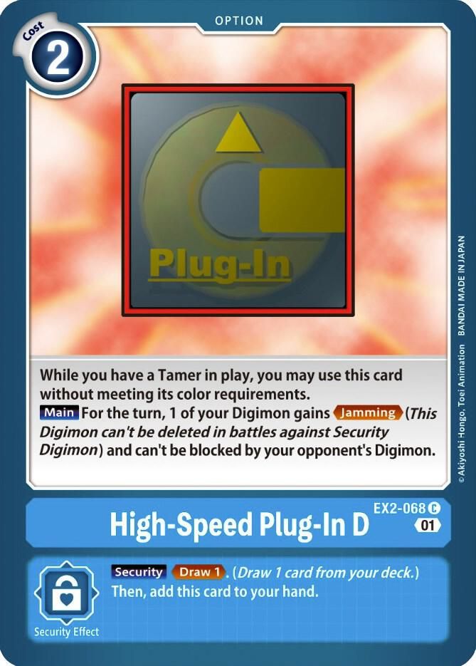 High-Speed Plug-In D - Digital Hazard (EX02) Digital Hazard