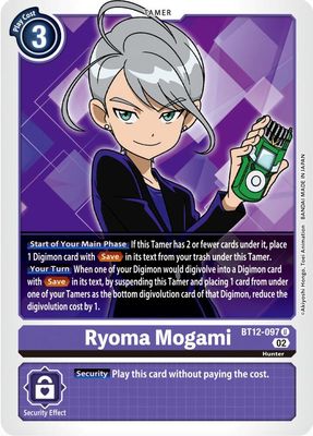 Ryoma Mogami - Across Time (BT12) Across Time