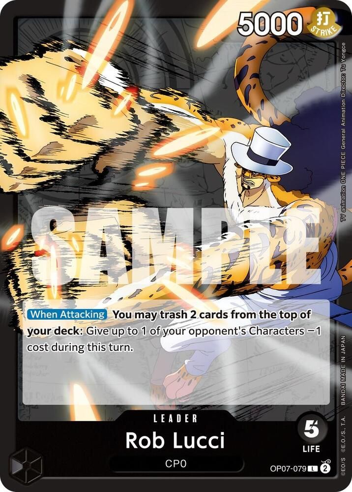 Rob Lucci (079) - 500 Years in the Future (OP07) 500 Years in the Future