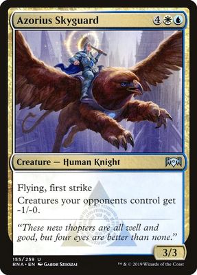 Azorius Skyguard 155/259 - Ravnica Allegiance  Singles