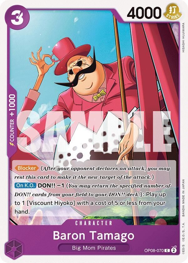 Baron Tamago - Two Legends (OP08) Two Legends