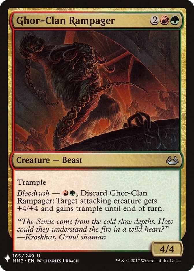Ghor-Clan Rampager 165/249 - The List Reprints (LIST)