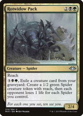 Rotwidow Pack 212/254 - Modern Horizons (MH1)