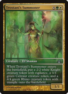 Trostani&#39;s Summoner 110/156 - Game Day &amp; Store Championship Promos (GAME) (Español)