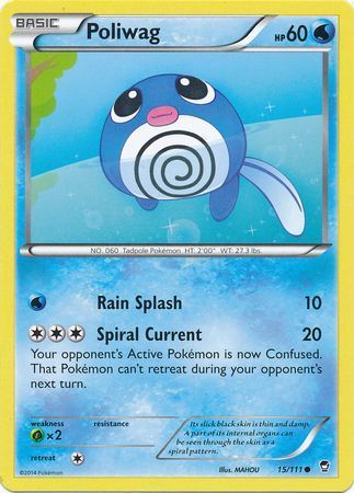 Poliwag - 15/111 - Common XY: Furious Fists Singles