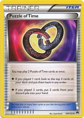 Puzzle of Time - 109/122 - Uncommon XY: Breakpoint Singles