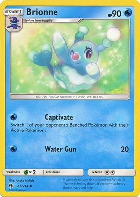Brionne - 66/214 - Uncommon Sun &amp; Moon: Lost Thunder Singles