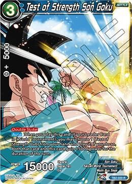 Test of Strength Son Goku - World Martial Arts Tournament (DBS-TB02) World Martial Arts Tournament Foil