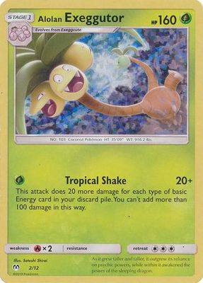 Alolan Exeggutor - 2/12 - McDonald&#39;s Holo Promo Pokemon McDonald&#39;s Promos (Español)