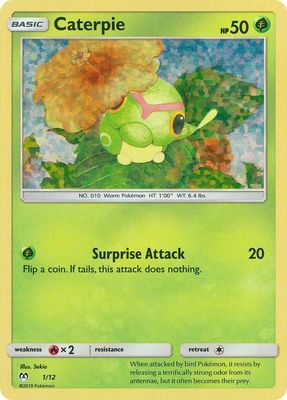 Caterpie #1 Pokemon McDonalds 2019 -Holo- (Español)