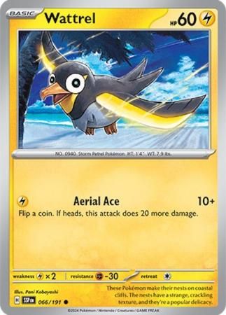 Wattrel - 066/191 - Common Scarlet &amp; Violet: Surging Sparks Singles
