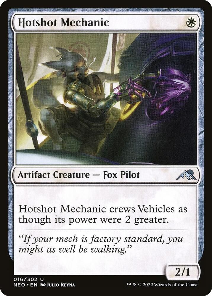 Hotshot Mechanic 016/302 - Kamigawa: Neon Dynasty (NEO)