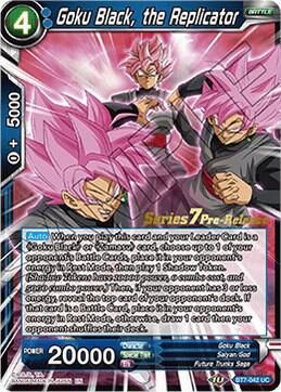 Goku Black, the Replicator - Assault of the Saiyans Pre-Release Cards (DBS-B07PRE) Assault of the Saiyans Pre-Release Cards