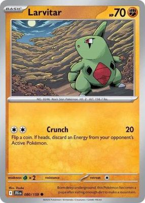 Larvitar - 080/159 - Common Scarlet &amp; Violet: Journey Together Singles
