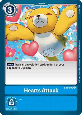 Hearts Attack - Release Special Booster 1.0 (BT01-03A) Release Special Booster 1.0