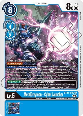 MetalGreymon + Cyber Launcher - Dimensional Phase (BT11) Dimensional Phase