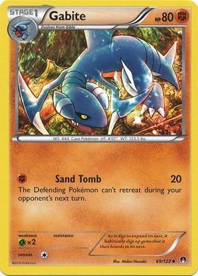 Gabite - 69/122 - Uncommon XY: Breakpoint Singles
