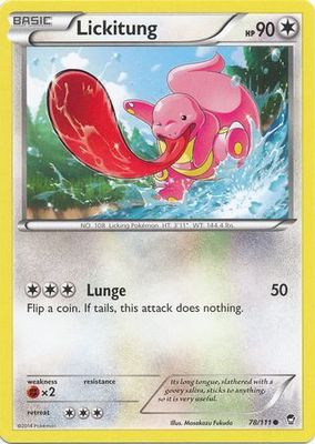 Lickitung - 78/111 - Common XY: Furious Fists Singles