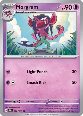 Morgrem - 072/159 - Common Scarlet &amp; Violet: Journey Together Singles