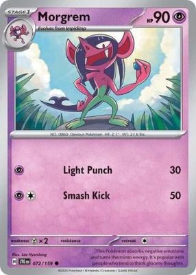 Morgrem - 072/159 - Common Scarlet &amp; Violet: Journey Together Singles