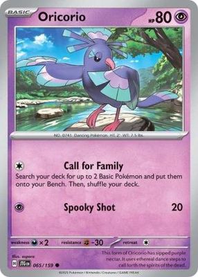 Oricorio - 065/159 - Common Scarlet &amp; Violet: Journey Together Singles