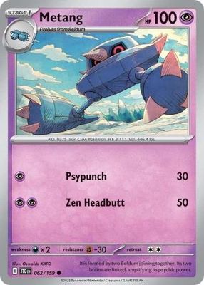 Metang - 062/159 - Common Scarlet &amp; Violet: Journey Together Singles