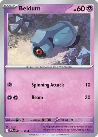 Beldum - 061/159 - Common Scarlet &amp; Violet: Journey Together Singles