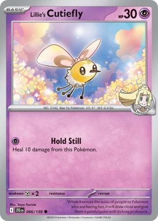 Lillie&#39;s Cutiefly - 066/159 - Common Scarlet &amp; Violet: Journey Together Singles