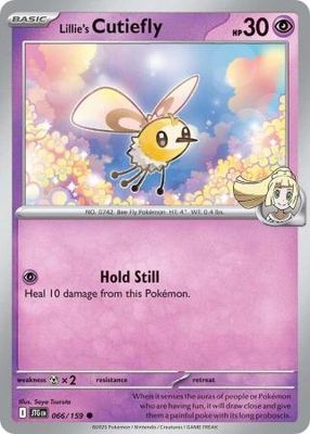 Lillie&#39;s Cutiefly - 066/159 - Common Scarlet &amp; Violet: Journey Together Singles