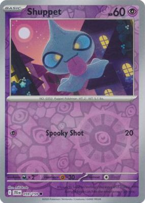 Shuppet - 059/159 - Common Reverse Holo Scarlet &amp; Violet: Journey Together Reverse Holo Singles
