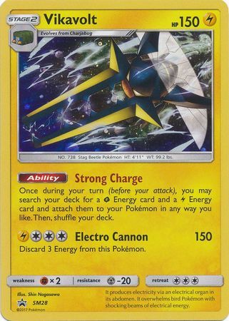 Vikavolt - SM28 - Holo Promo Pokemon Sun &amp; Moon Promos