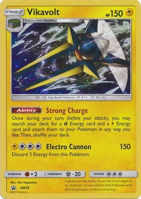 Vikavolt - SM28 - Holo Promo Pokemon Sun &amp; Moon Promos