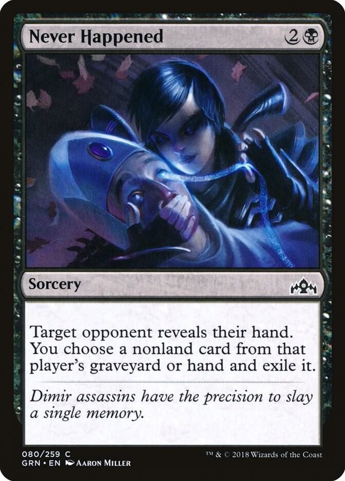 Never Happened 080/259- Guilds of Ravnica (GRN) Guilds of Ravnica (espanol)