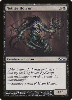 Nether Horror 108/2049- Magic 2011 (M11) (M11) Magic 2011 (M11) (espanol)