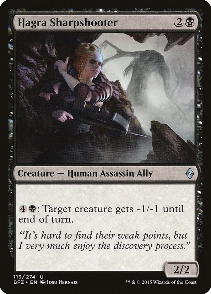 Hagra Sharpshooter 113/274 - Battle for Zendikar (BFZ) Battle for Zendikar (espanol)