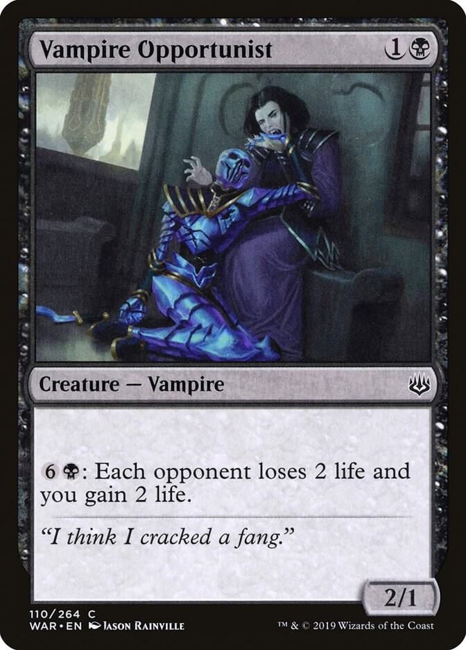 Vampire Opportunist 110/264- War of the Spark (WAR) War of the Spark  (espanol)