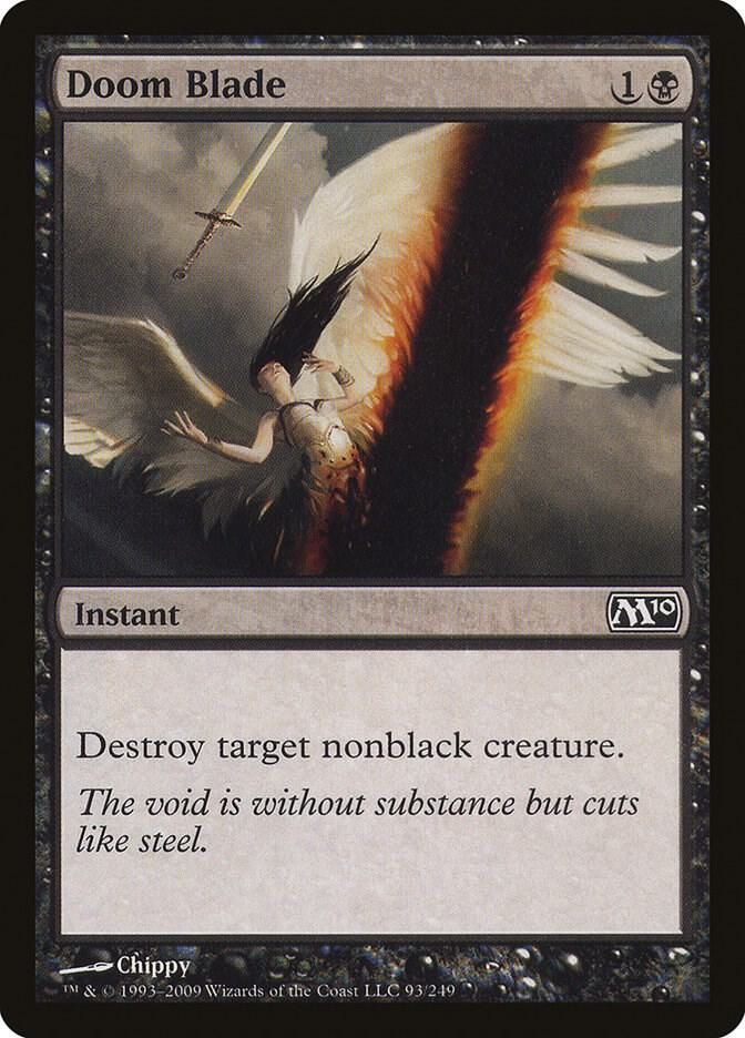 Doom Blade 93/249- Magic 2010 (M10) (M10) Magic 2010 (M10) (espanol)