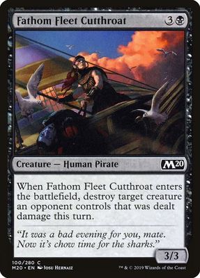 Fathom Fleet Cutthroat - Core Set 2020 (M20) Core Set 2020 (espanol)