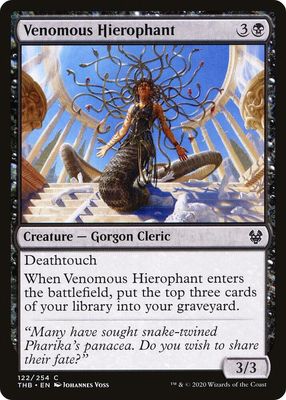 Venomous Hierophant 122/254- Theros Beyond Death (THB) Theros Beyond Death (espanol)