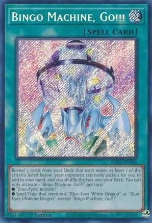 Bingo Machine, Go!!! - RA02-EN062 - Secret Rare 1st Edition Rarity Collection II Singles