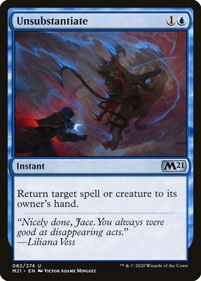 Unsubstantiate 082/274 - Magic 2021 (M21) Singles