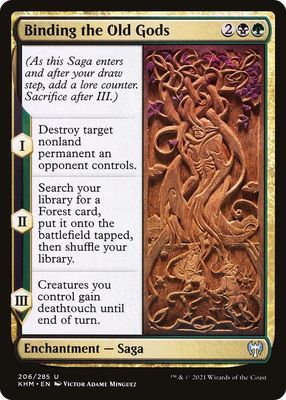 Binding the Old Gods 206/285- Kaldheim (KHM) Kaldheim (espanol)