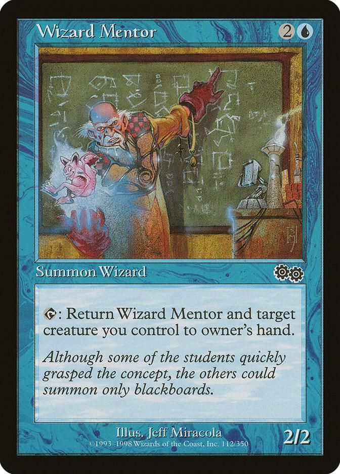 Wizard Mentor - Urza&#39;s Saga (USG) Urza&#39;s Saga (espanol)