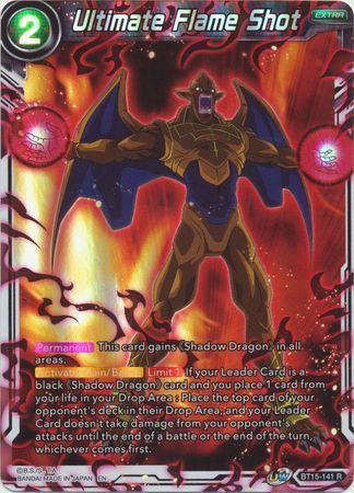 Ultimate Flame Shot - BT15-141 - Rare Foil UW Series 6: Saiyan Showdown Foil Singles