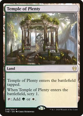 Temple of Plenty 248/254- Promo Pack: Theros Beyond Death (PPTHB) Promo Pack: Theros Beyond Death (espanol)